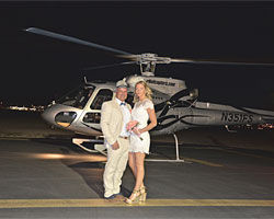 Bröllop i Las Vegas helikopter