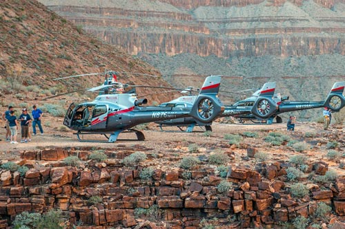 Helkoptertur till Grand Canyon med landning