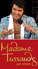 Elvis Presley på Madame Tussauds i Las Vegas.